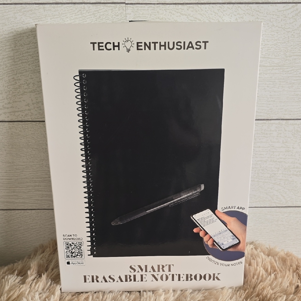 Black Smart Erasable Notebook